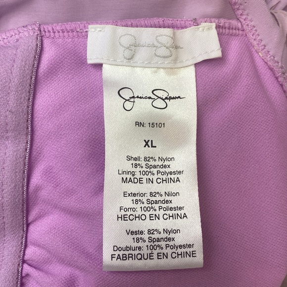 Jessica Simpson Lavender Purple Sleeveless Fringe Halter Top XL - Picture 4 of 4